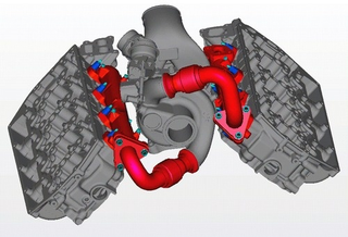 Illustration for article titled Ford's "Scorpion" Power Stroke Diesel V8: Live And In Living Color!